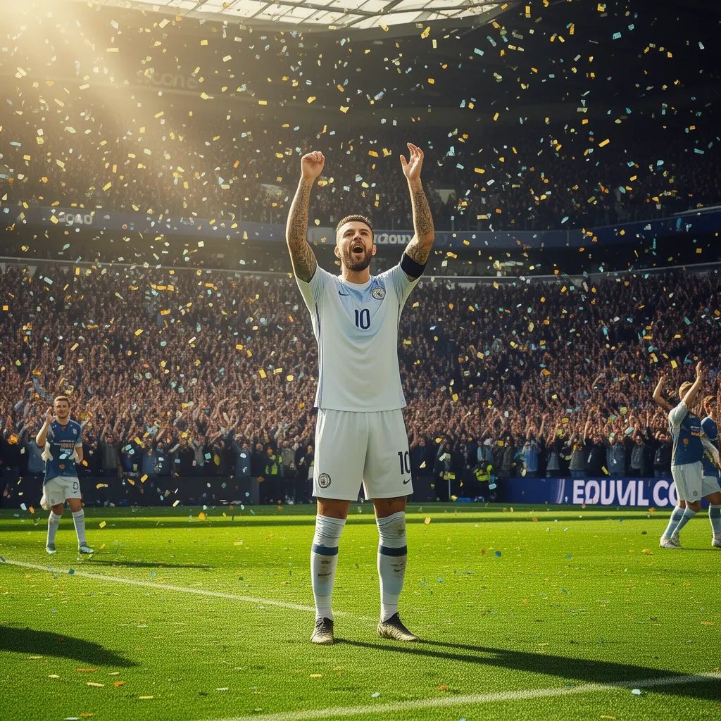 A777 – Experience the thrill of winning soccer bets in Indonesia Soccer player celebrating a winning goal in a packed stadium with cheering fans and dramatic lighting representing big match moments on A777 Indonesia